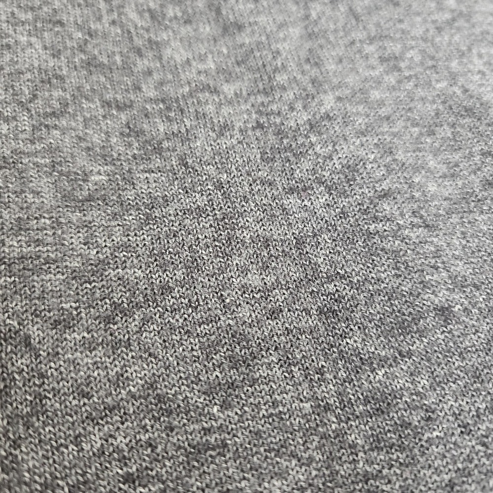 Banana Republic Mens V-Neck Sweater Charcoal Gray Heather 100% Cotton M Raglan - Picture 4 of 5